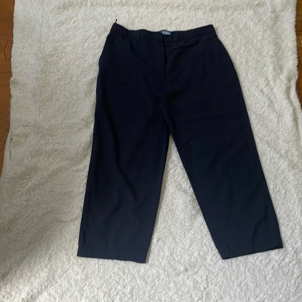 Prada Black Dress Pants Elegant Full-Length Design